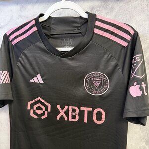 Inter Miami Messi Adidas Jersey Mens Small 17x26.5 Black 23/24